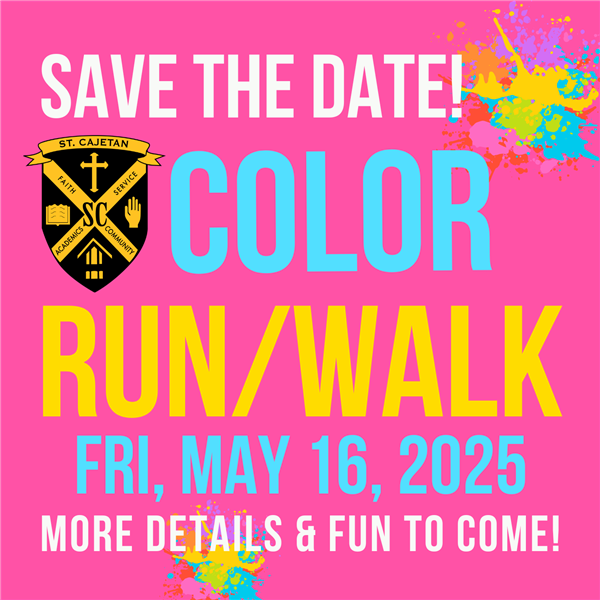  Color Run Save the Date May 16, 2025